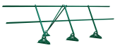 Ограждение кровельное Grand Line 0,9х3 RAL 6005 Центр Кровли