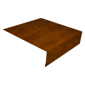 Планка околооконная простая 200х50 0,45 Print-Double Premium Golden Wood Intense F (3м) Центр Кровли
