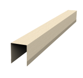 Планка опорная составная внутренняя для забора жалюзи Palermo 0,45 Print Elite Milky Wood TwinColor (2,5м) Центр Кровли