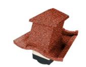 Вентилятор кровельный для композитной черепицы Metrotile HV15-15 MetroRoman скарлет Центр Кровли