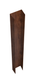 Крепежная планка верхняя Texas 0,45 Print-Double Premium Cherry Wood Fresh (2,5м) Центр Кровли