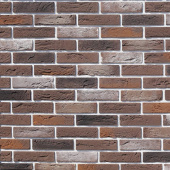 Рядовая плитка White Hills Design Дерри Брик 389-60 с расшивкой 1см Центр Кровли