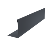 Нащельник 150 Texas 25х35 0,45 PE-Double RAL 7024 мокрый асфальт (L2,0) Центр Кровли