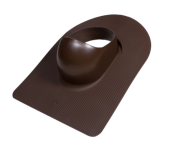 Элемент проходной Gervent для битумной кровли и гибкой черепицы под монтаж коричневый Центр Кровли