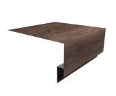 Планка околооконная сложная 250х75х18 (j-фаска) 0,45 Print Premium Almond Wood Fresh (2м) Центр Кровли