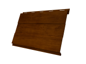 Софит Вертикаль 0,2 prof Grand line 0,45 Print-Double Premium с пленкой Golden Wood Intense F Центр Кровли