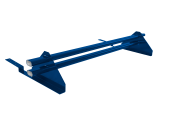 Снегозадержатель трубчатый для композитной черепицы RAL 5005 (3м) Центр Кровли