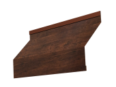 Ламель забора жалюзи Milan new 0,45 Print Premium с пленкой Cherry Wood Dark FTC Центр Кровли