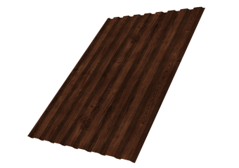 фото Профнастил С20A 0,45 Print Elite Cherry Wood TwinColor Центр Кровли картинка Профнастил С20A 0,45 Print Elite Cherry Wood TwinColor Центр Кровли