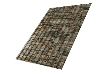 картинка Профнастил С8A v02 Grand Line 0,45 Print Elite с пленкой Fine Stone TwinColor Центр Кровли