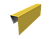 Планка приемная оконная фибросайдинга 0,45 PE с пленкой RAL 1018 цинково-желтый (3м) Центр Кровли