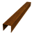 Стойка боковая крепежная для забора жалюзи Palermo 0,45 Print-double Premium Golden Wood Intense F (3м) Центр Кровли