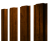 картинка Штакетник П-образный A с прямым резом 0,45 Print-Double Premium Golden Wood Intense F Центр Кровли Штакетник П-образный A с прямым резом 0,45 Print-Double Premium Golden Wood Intense F Центр Кровли