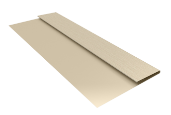 картинка Планка стартовая БХ new 0,45 Print Elite Milky Wood TwinColor (2м) Центр Кровли