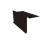 Планка ветровая с отгибом для мягкой кровли 100х20х70 0,5 Satin с пленкой RAL 9005 черный (2м) Центр Кровли