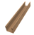 Стойка жалюзи Milan Slim 0,45 Print Elite Honey Wood TwinColor (2м) Центр Кровли