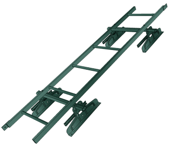 картинка Лестница кровельная под фальц RAL 6005 (1,92м) Центр Кровли
