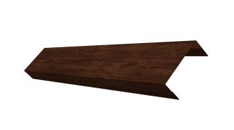 картинка Ламель лицевая 50 забора жалюзи Texas 0,45 Print Elite с пленкой Cherry Wood TwinColor Центр Кровли