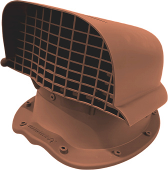 картинка Вентиль кровельный Krovent KTV-Kredo для металлочерепицы Кредо красно-коричневый Центр Кровли