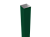 Столб 60х60х2,0х3000 Colority Black металл неоцинкованный с полимерным покрытием RAL 6005 GL Центр Кровли