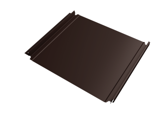 картинка Кликфальц Double Pro Grand Line 0,5 Atlas X с пленкой на замках RAL 8017 шоколад Центр Кровли