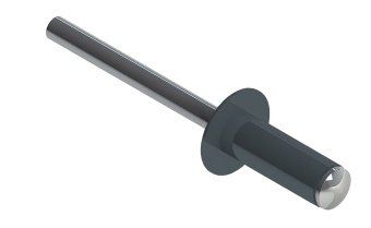 фото Заклёпка вытяжная Daxmer 4,0х10 RAL 7031 (750шт) нерж/нерж Центр Кровли картинка Заклёпка вытяжная Daxmer 4,0х10 RAL 7031 (750шт) нерж/нерж Центр Кровли