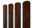 Штакетник Twin фигурный 0,45 Print-Double Premium Cherry Wood Fresh Центр Кровли