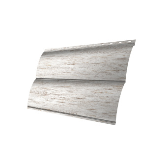 картинка Блок-хаус new Grand Line 0,45 Print Elite Snow Wood TwinColor Центр Кровли