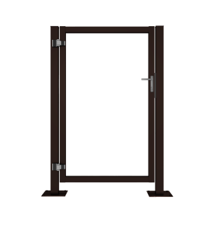 фото Калитка Жалюзи Puma Lock 1,68х1 RAL 8017 без заполнения тип А Центр Кровли картинка Калитка Жалюзи Puma Lock 1,68х1 RAL 8017 без заполнения тип А Центр Кровли