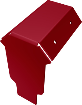 картинка Крепление крюка водосточной системы Grand Line 2мм на сэндвич-панель RAL 3003 рубиново-красный Центр Кровли