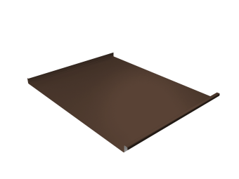 фото Фальц двойной стоячий Grand Line 0,5 GreenCoat Pural BT с пленкой на замках RR 887 шоколадно-коричневый (RAL 8017 шоколад) Центр Кровли картинка Фальц двойной стоячий Grand Line 0,5 GreenCoat Pural BT с пленкой на замках RR 887 шоколадно-коричневый (RAL 8017 шоколад) Центр Кровли