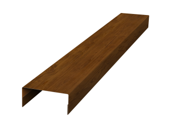 картинка Крышка 30х20 жалюзи Texas 0,45 Print Elite Golden Wood TwinColor (3м) Центр Кровли