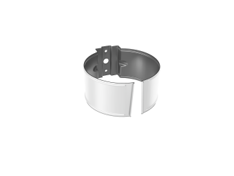 картинка Кронштейн трубы Optima 150мм RAL 9003 Центр Кровли