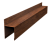 Планка опорная составная внешняя для забора жалюзи Palermo 0,45 Print-Double Premium Golden Wood Fresh (1,8м) Центр Кровли
