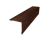 Планка завершающая 50х50 жалюзи Milan 0,45 Print Premium Cherry Wood Dark FTC (2м) Центр Кровли