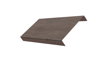 картинка Ламель обратная 150 забора жалюзи Texas 0,45 Print Elite с пленкой White Wood TwinColor Центр Кровли