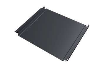 картинка Кликфальц Double Pro Grand Line 0,45 Drap-double TX с пленкой на замках RAL 7024 мокрый асфальт Центр Кровли
