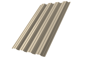 фото Профнастил НС44R 0,5 Satin RAL 1015 светлая слоновая кость Центр Кровли картинка Профнастил НС44R 0,5 Satin RAL 1015 светлая слоновая кость Центр Кровли