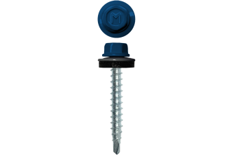 картинка Саморез кровельный Daxmer 4,8х35 (250шт) сверло №1 RAL 5005 Центр Кровли