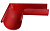 Угол желоба внешний 90гр 125мм RAL 3011 коричнево-красный Центр Кровли