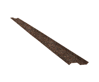 картинка Комплект Планка защиты для композитной черепицы Grand Line брауни (1,25м) (10 штук) Центр Кровли