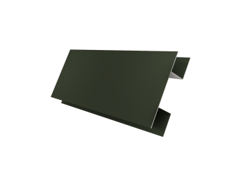 картинка Планка H-образная Блок-Хаус new Grand Line 0,5 Satin Matt TX RAL 6020 хромовая зелень (3м) Центр Кровли