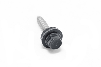 фото Саморез 4,8х29 Grand Line Pro с керамическим покрытием UltraZinc RAL 7024 Центр Кровли картинка Саморез 4,8х29 Grand Line Pro с керамическим покрытием UltraZinc RAL 7024 Центр Кровли