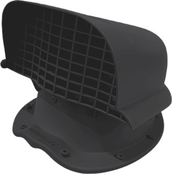 картинка Вентиль кровельный Krovent KTV-Kredo для металлочерепицы Кредо черный Центр Кровли