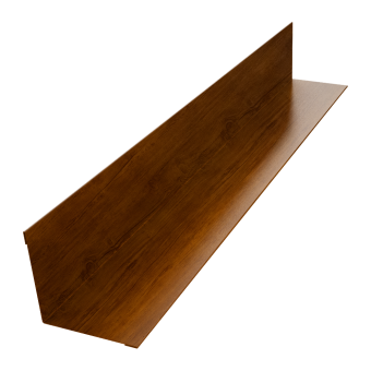 картинка Угол внутренний 70х70 0,45 Print-Double Premium Golden Wood Intense F (3м) Центр Кровли