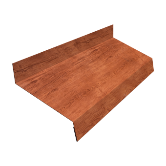 картинка Отлив простой 70 0,45 Print Premium Rowan Wood Intense FTC (2м) Центр Кровли