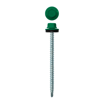 картинка Саморез кровельный 4,8х70 (100шт) сверло №1 RAL 6029 Центр Кровли