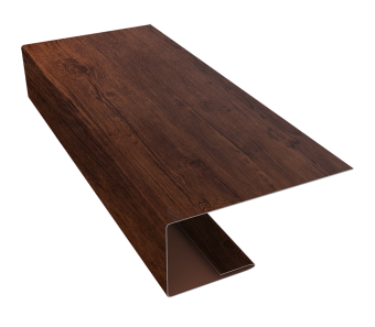 картинка J-Профиль 18мм 0,4 Print Premium Cherry Wood Fresh TwinColor (2м) Центр Кровли