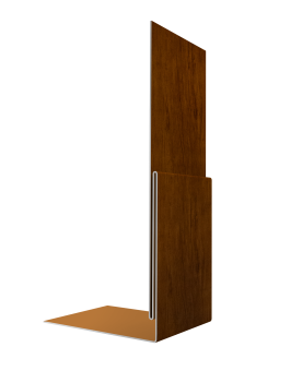 картинка Планка приемная оконная 0,45 Print Premium Golden Wood Intense FTC (2м) Центр Кровли