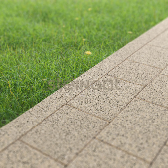 картинка Бордюр садовый Steingot Granit Premium 1000х200х80мм Caramello частичный прокрас Центр Кровли